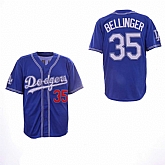 Dodgers 35 Cody Bellinger Blue Throwback Jersey,baseball caps,new era cap wholesale,wholesale hats